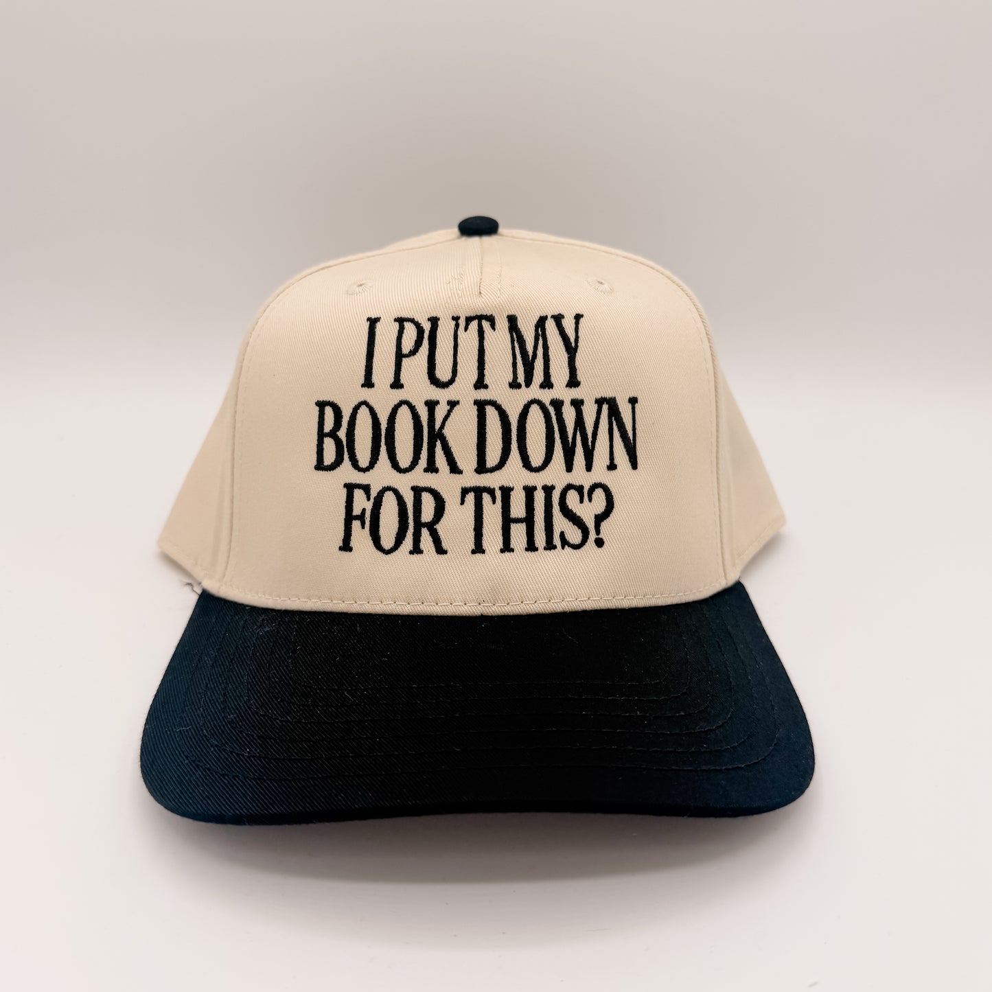 I put my book down for this? - Hat