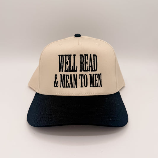 Well read & mean to men  - Hat
