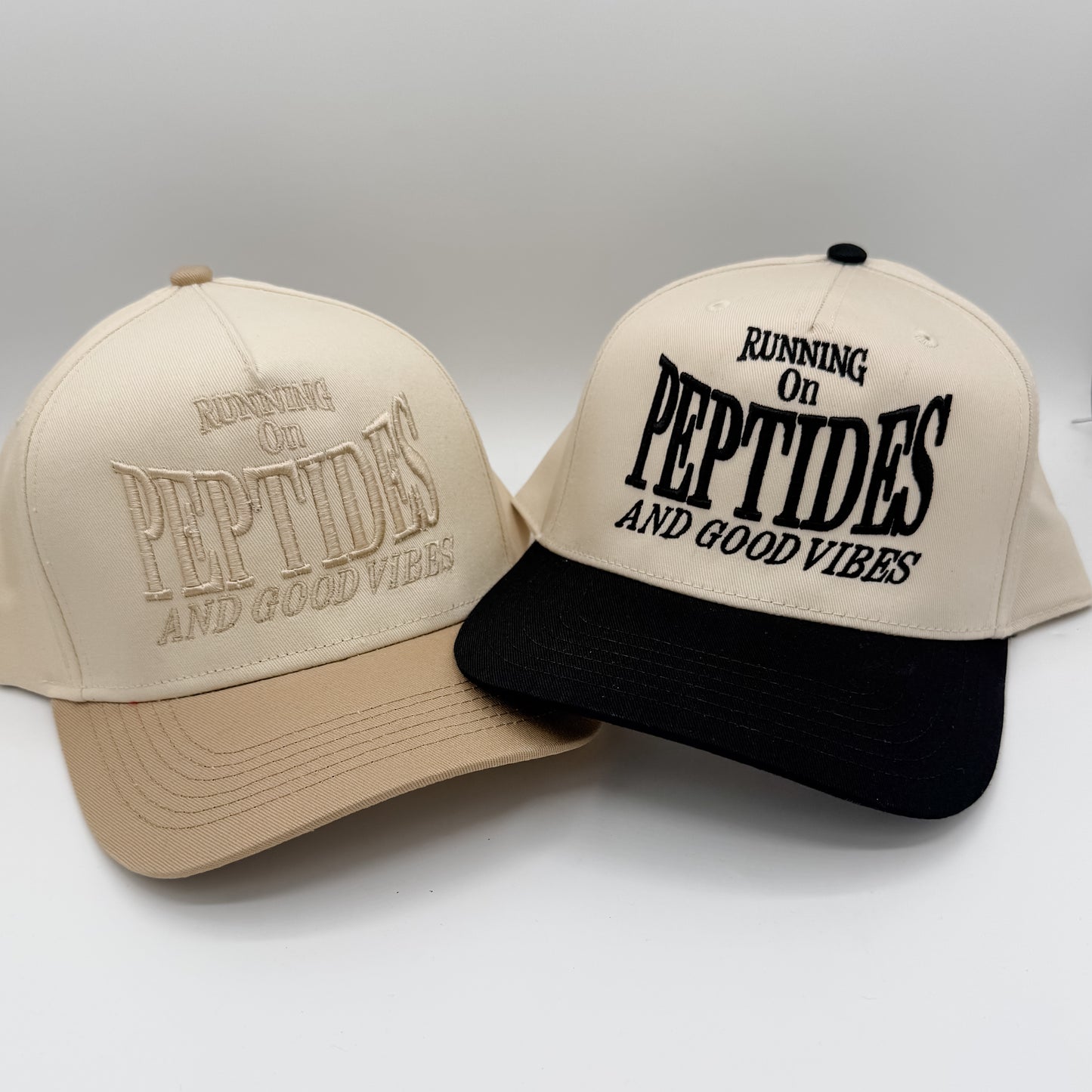 Running on peptides hat