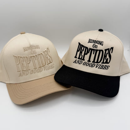 Running on peptides hat