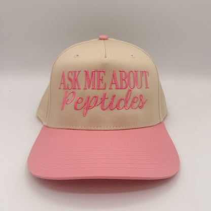Ask me about peptides hat