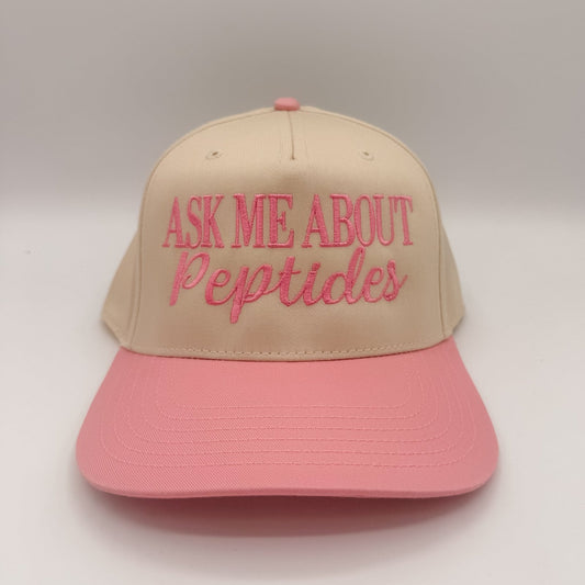 Ask me about peptides hat