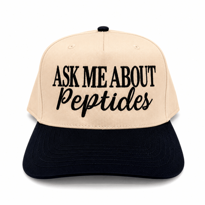 Ask me about peptides hat
