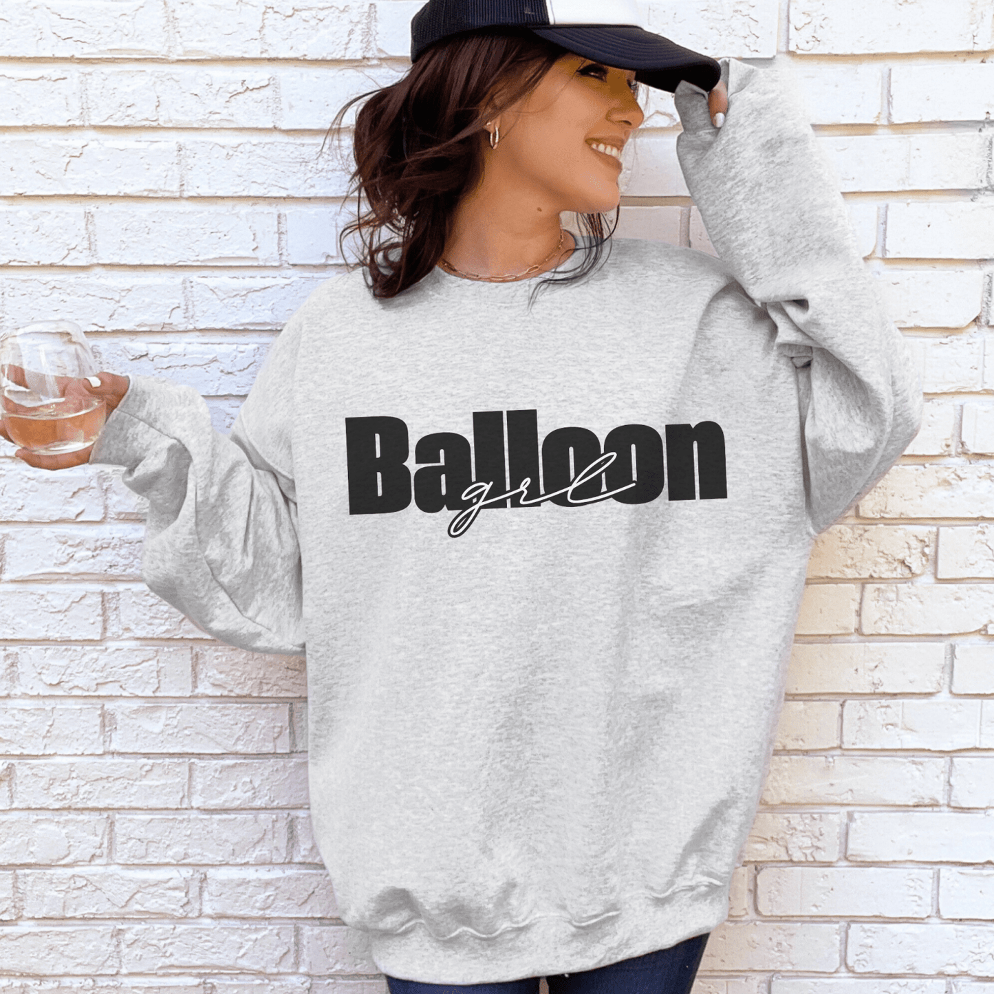 BALLOONGRL | Crewneck Sweatshirt