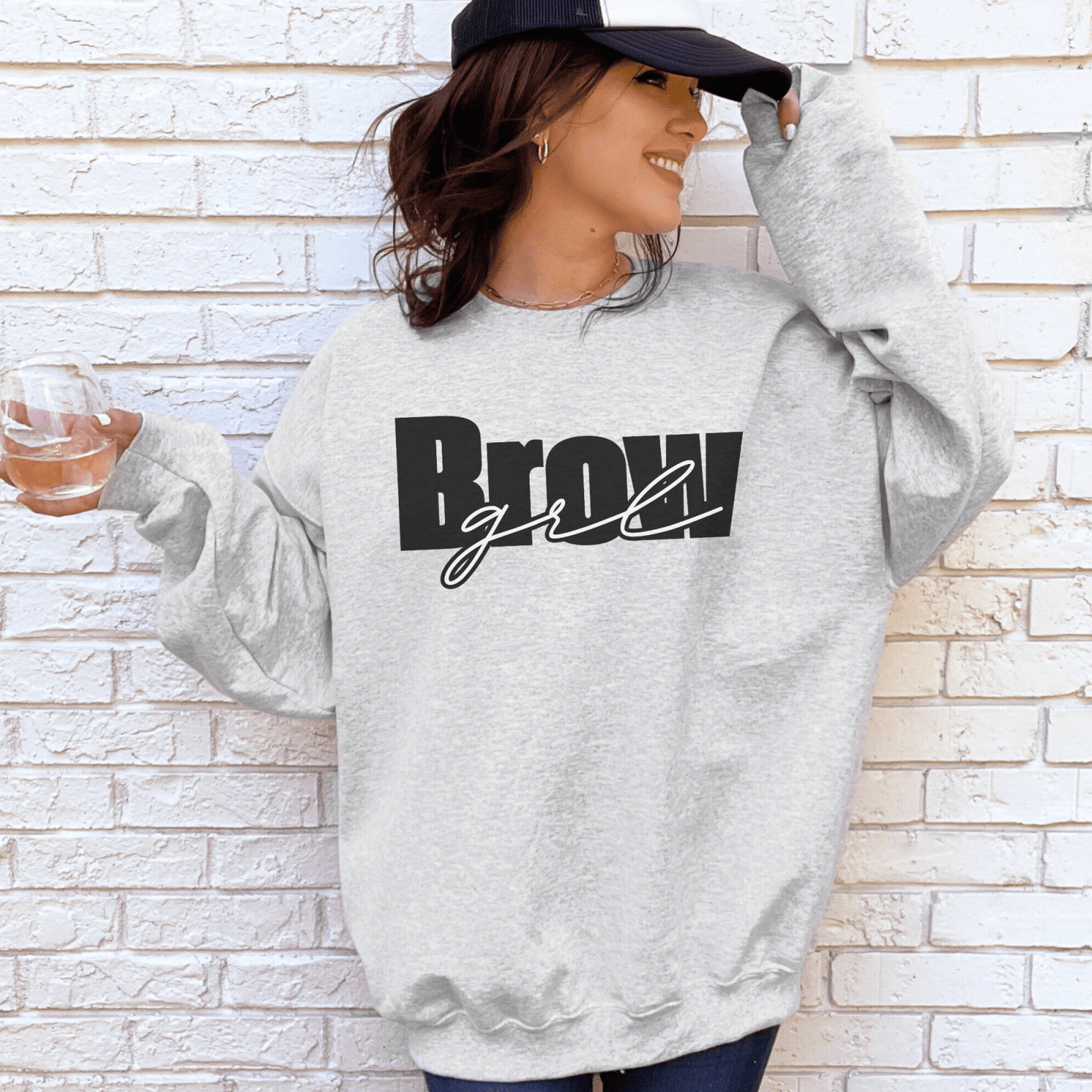 BROWGRL | Crewneck Sweatshirt