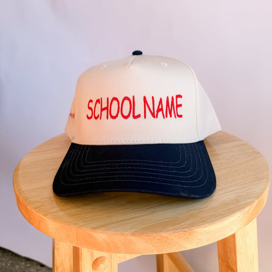 Custom School Embroidered - Trucker Hat