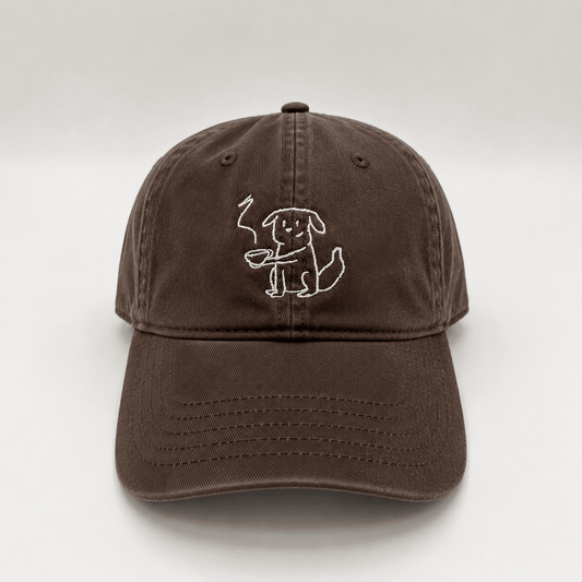 Dog & Coffee 🐶☕ Dad Hat