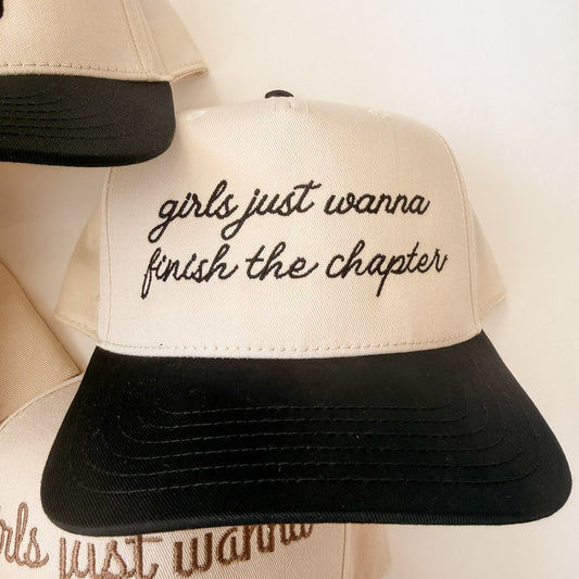 Girls just wanna finish the chapter - Hat