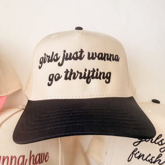 Girls just wanna go thrifting - Hat