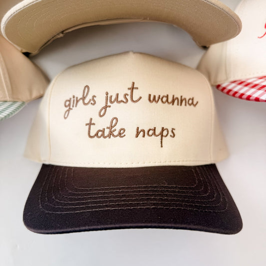Girls just wanna take naps - Hat