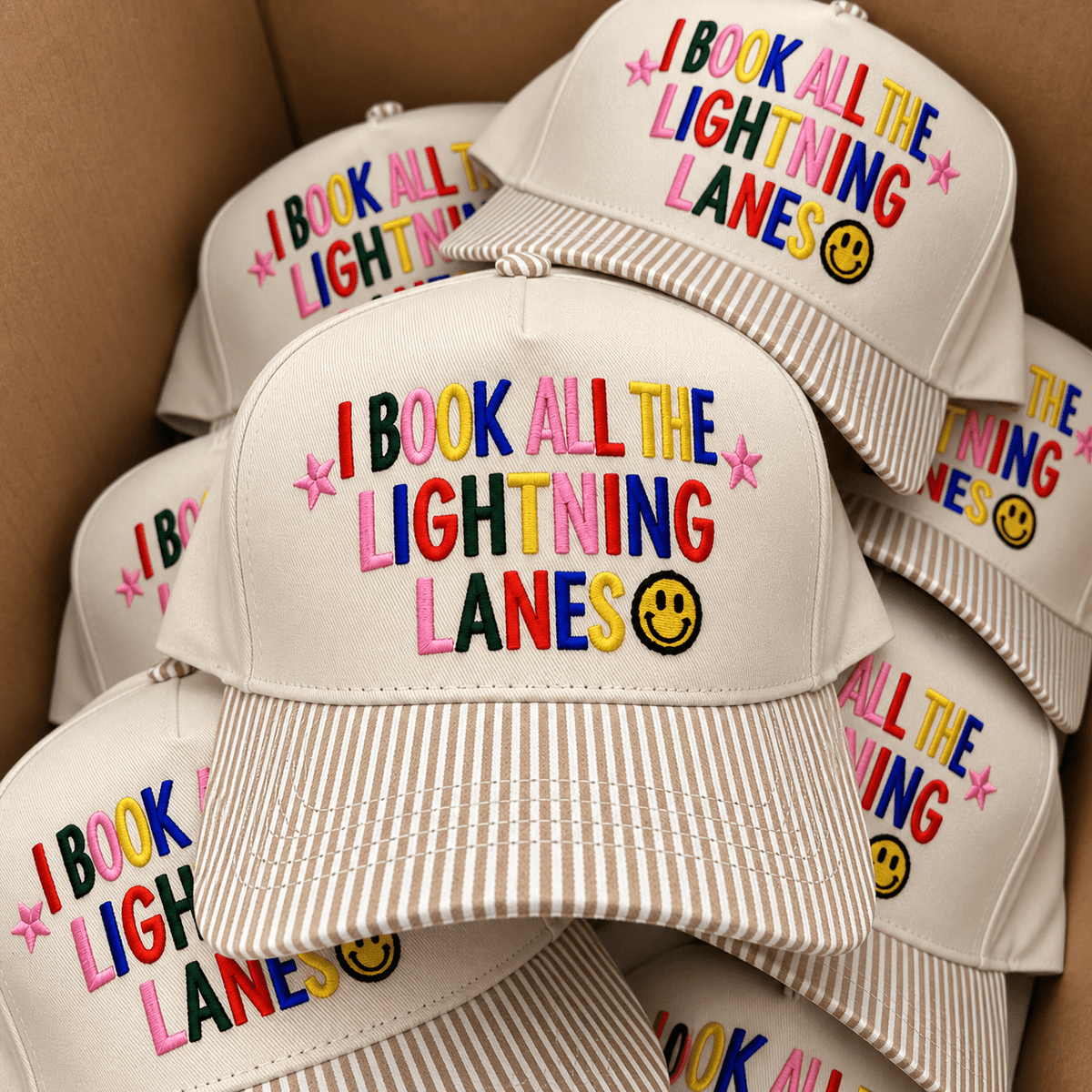 I Book All the Lightning Lanes Hat ⚡️🎀 -  Hat