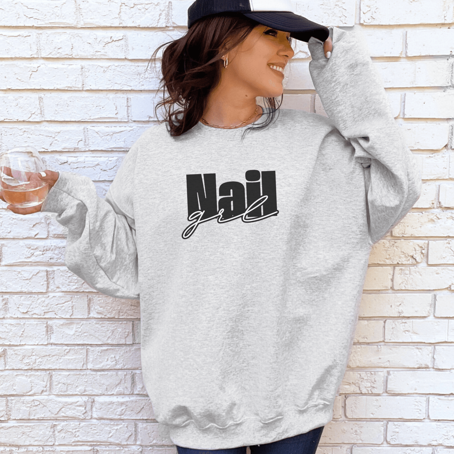 NAILGRL | Crewneck Sweatshirt
