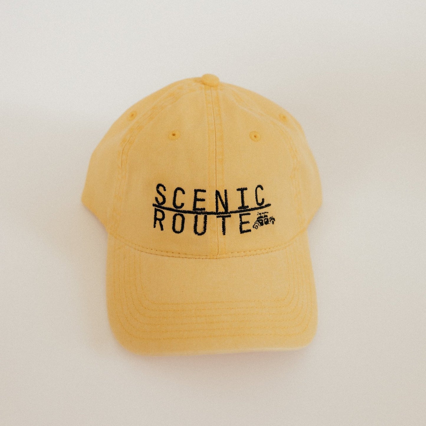 Scenic Route – Yellow Road Trip Dad Hat