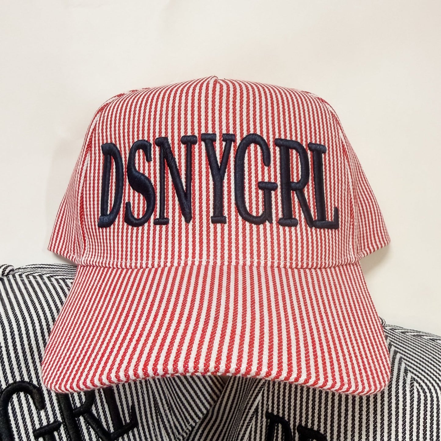 Striped GRL hat
