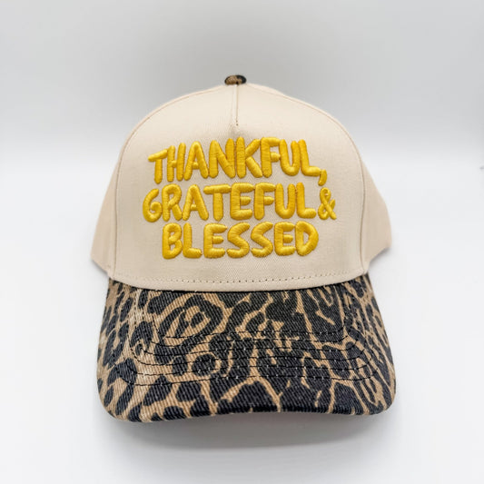 Thankful Grateful Blessed - Hat