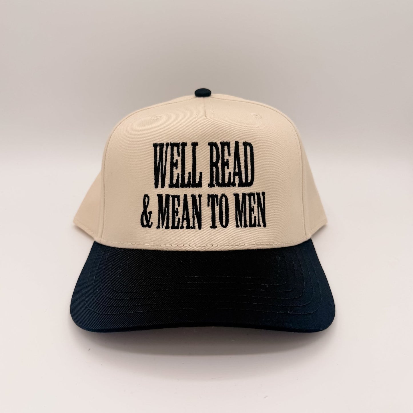 Well read & mean to men  - Hat