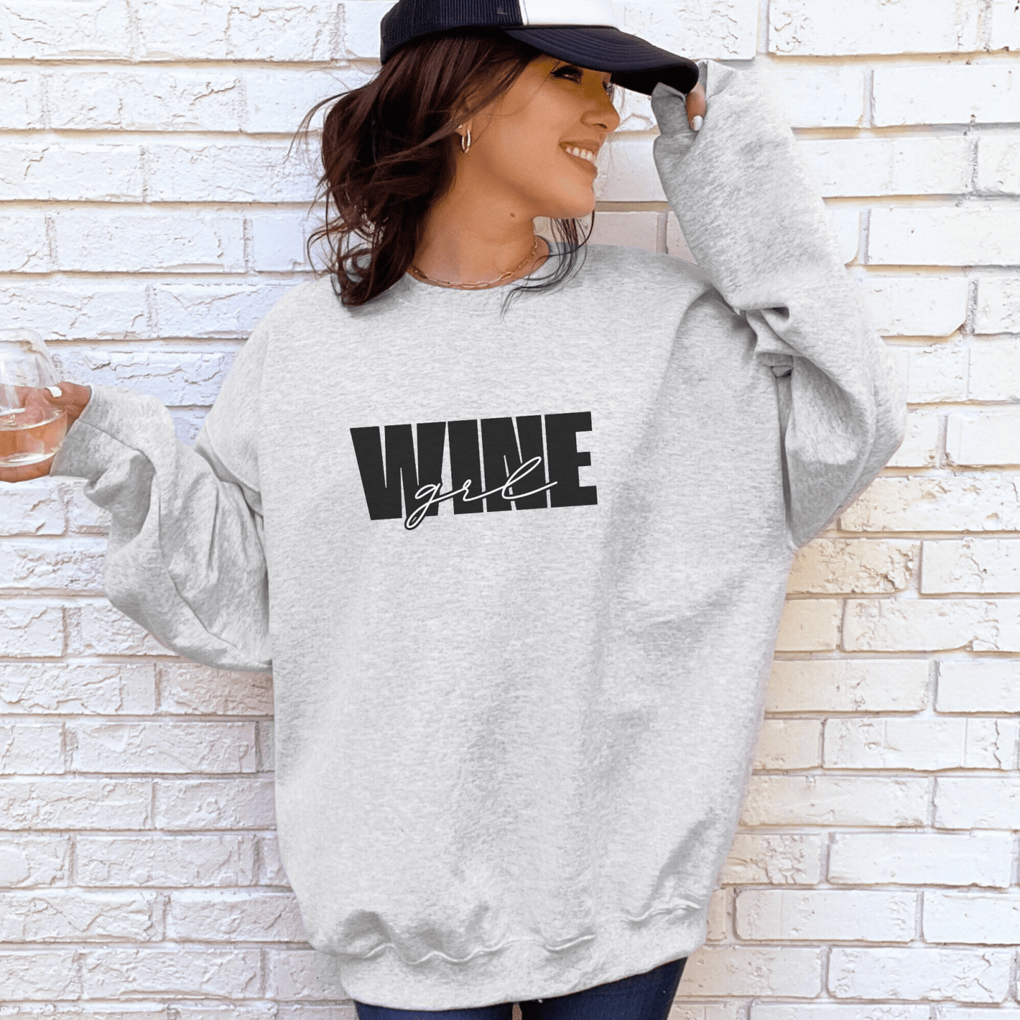 WINEGRL | Crewneck Sweatshirt